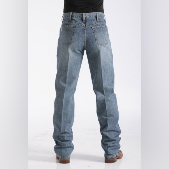 Cinch Other - Cinch Men's Relaxed Fit White Label Medium Stone MB92834003 Western Jeans 38x36